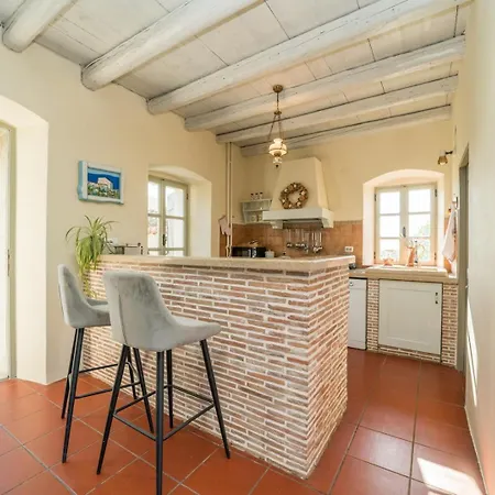 Rustical Allure With Private Pool, Bbq And Children Playground Flengi